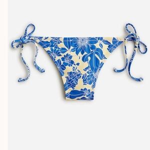 J. Crew Factory Blue Floral Bikini Bottom XXL NWT